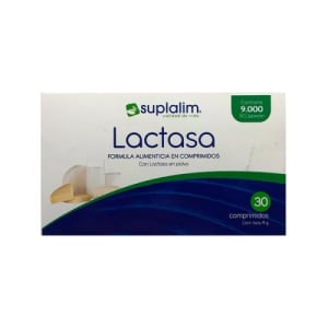 Lactasa 9000 FCC 30 Comprimidos Suplalim